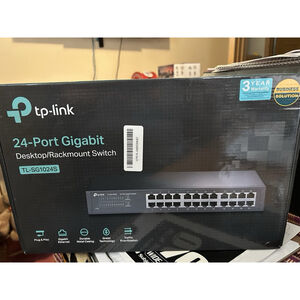 Tp-link 24-Port Gigabit Desktop/Rackmount Switch TL-SG1024S Plug and Play